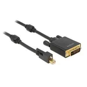 Video cable adapter DeLOCK 83726 Mini DisplayPort to DVI 2m Black