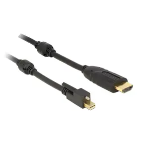 Video cable adapter DeLOCK 83732 Mini DisplayPort to HDMI 5 m Black