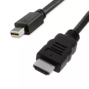 Video Cable Adapter ITB RO11.99.5790 1m Mini DisplayPort to HDMI Black