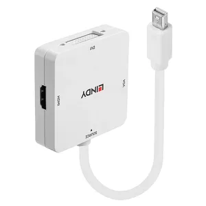 Converter Lindy Mini DisplayPort 1.2 to HDMI 1.4 DVI VGA