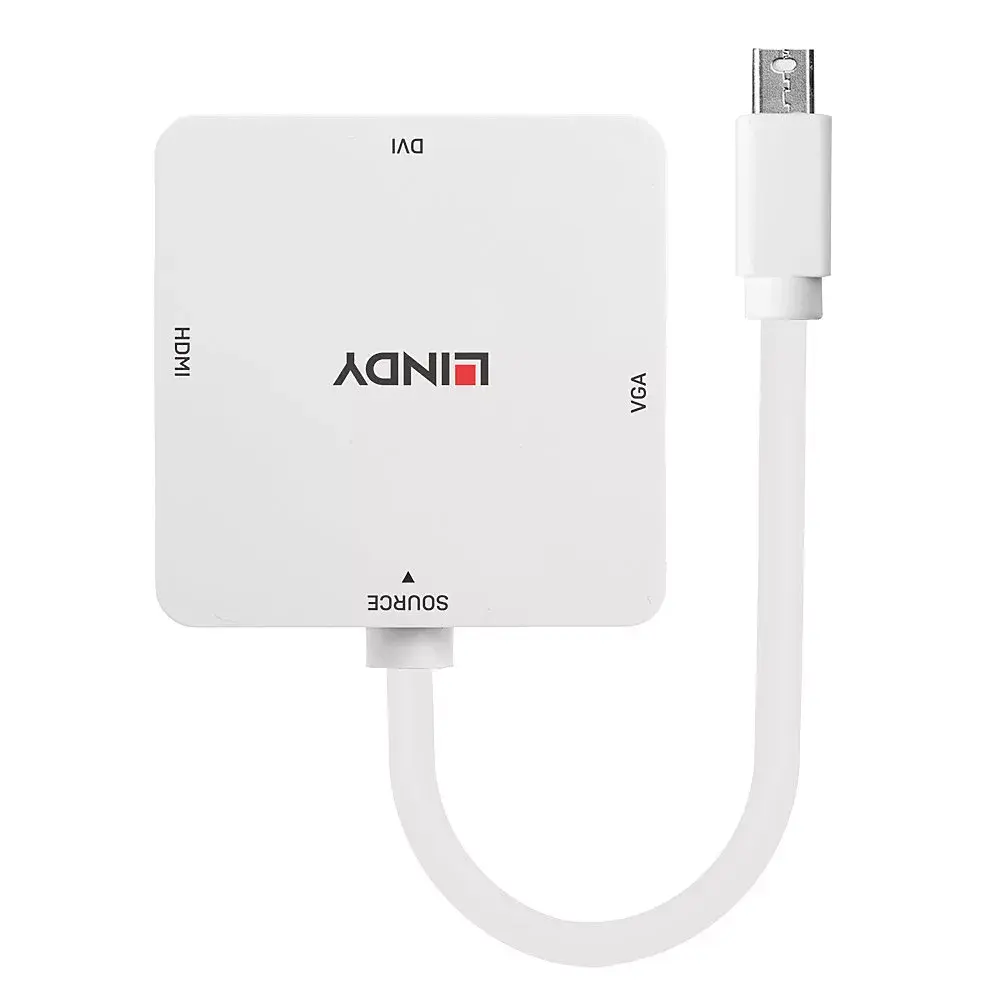 Konvertors Mini DisplayPort 1.2 uz HDMI 1.4 DVI VGA Photo 2