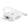 Konvertors Mini DisplayPort 1.2 uz HDMI 1.4 DVI VGA Photo 3