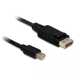 Mini Displayport to Displayport Cable DeLOCK 83984 0.5m Black