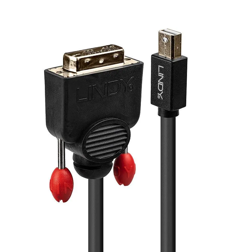 Mini DisplayPort uz DVI kabelis Lindy
