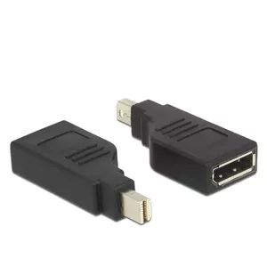 Cable gender changer DeLOCK 65626 Mini DisplayPort DisplayPort Black