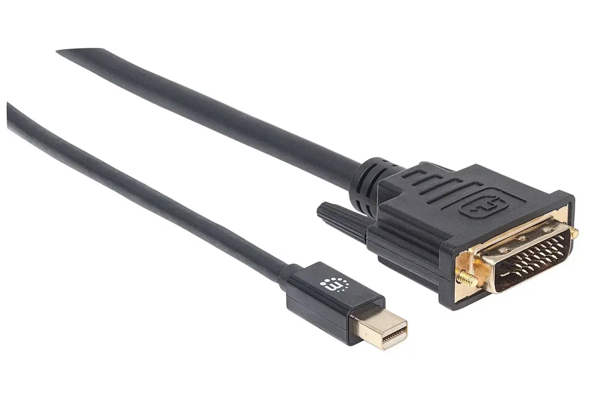 Kabelis Manhattan Mini DisplayPort 1.2a uz DVI-D 24+1 Photo 2