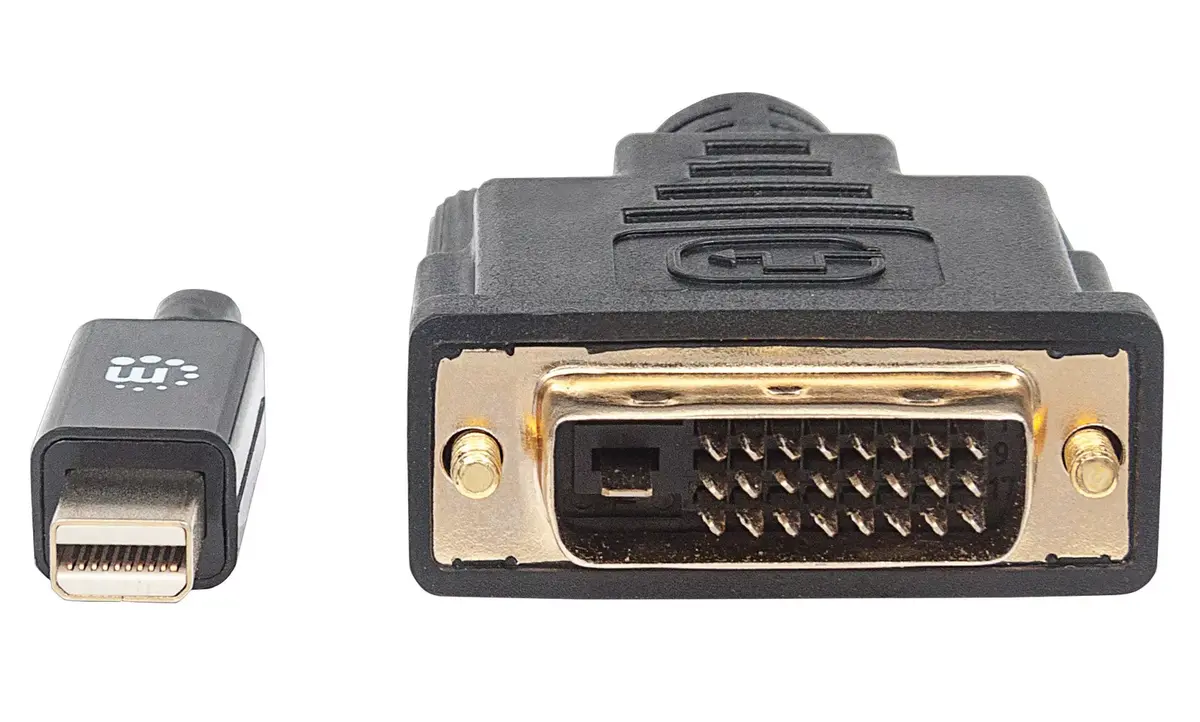 Kabelis Manhattan Mini DisplayPort 1.2a uz DVI-D 24+1 Photo 3