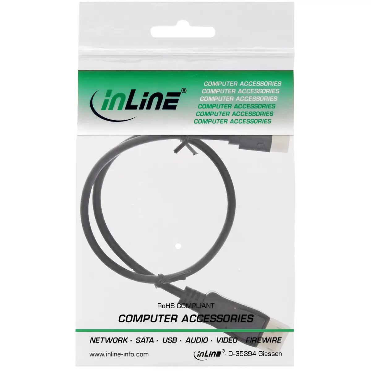 Mini DisplayPort uz DisplayPort kabelis InLine 17132S Photo 2