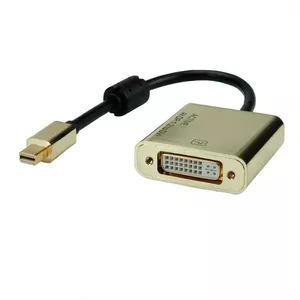 Адаптер видеокабеля ROLINE 12.03.3176 Mini DisplayPort на DVI-D 0.1 м
