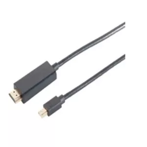 shiverpeaks BS10-53045 video kabeļu aksesuārs 3 m Mini DisplayPort HDMI Melns