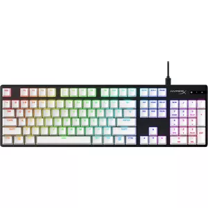 Keyboard keycap set, HP HyperX Full key Set Keycaps, white, compatible with HyperX and most mechanical keyboards