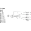 SAS Cable InLine Mini SAS SFF8087 to 4x SATA Photo 2