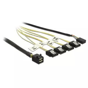 Кабель DeLOCK Mini SAS HD SFF-8643 на 4xSATA 0.5м