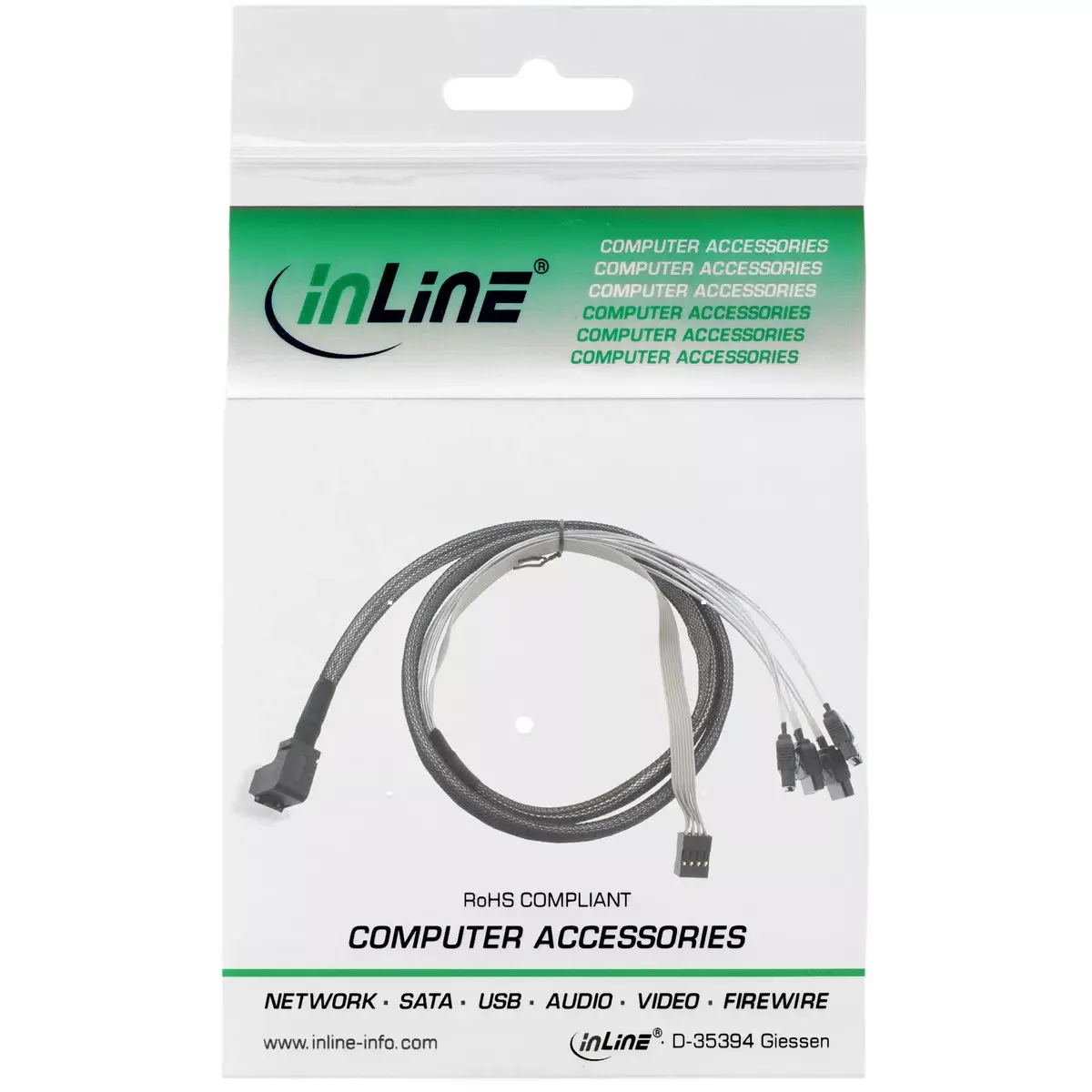 InLine Mini SAS HD Cable SFF-8643 Photo 2