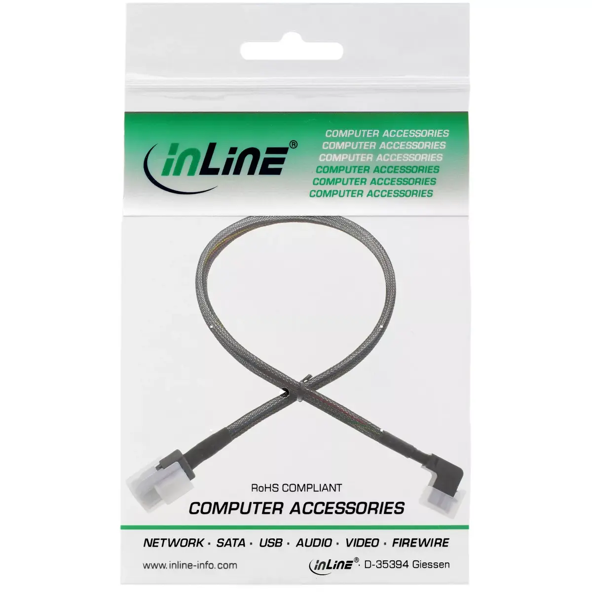 InLine Mini SAS HD Cable SFF-8643 SFF-8087 Photo 2