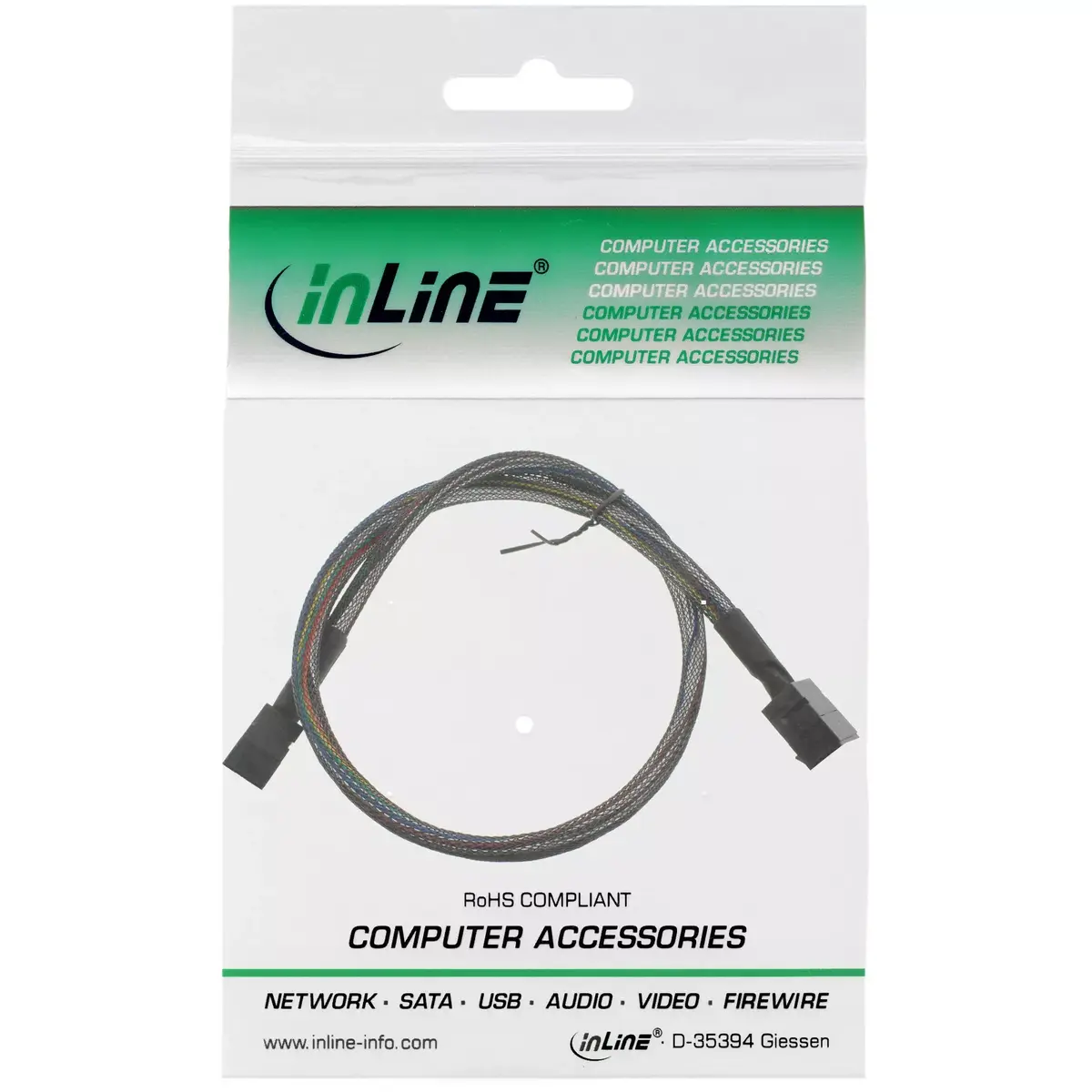 InLine Mini SAS HD Cable SFF-8643 to SFF-8643 Photo 2