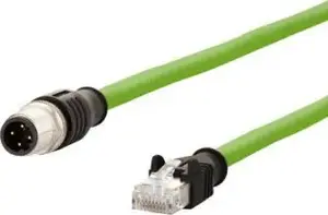 Сетевой кабель Metz зелёный 1 м – патч‑кабель для Ethernet, длина 1 метр