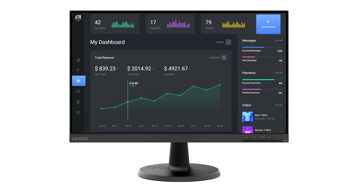 Lenovo C24-40 23.8" Full HD