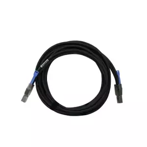 SAS kabelis QNAP CAB-SAS30M-8644 3 m SFF-8644—SFF-8644, melns metālisks