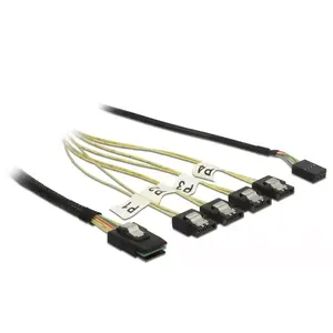 SATA cable DeLOCK 85682 1 m Black