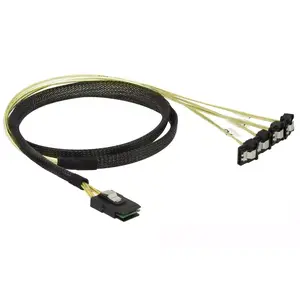 Internal power cable DeLOCK 85687 1 m Mini SAS SFF-8087 to 4 SATA