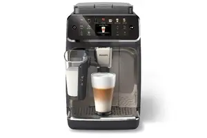 Philips EP4449/70 fully-auto espresso machine and coffee maker with 1.8 L water tank, built-in grinder, TFT display, cappuccino and espresso making, 1500 W power