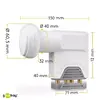 Universāls Quattro LNB Goobay 67271 Photo 2