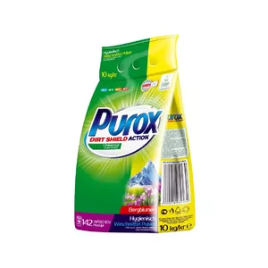Veļas pulveris Purox Universal Eco 10 kg — 142 mazgāšanas reižu, universāls mazgāšanas līdzeklis