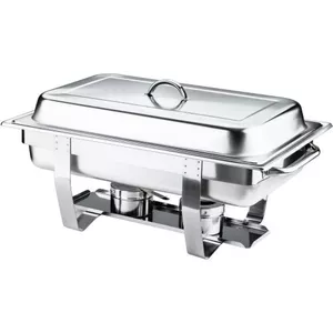 Stalgast stainless steel gastronorm pan GN 1/1, height 6.5 cm, capacity 9 L