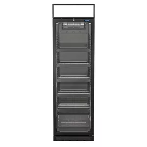 Display cooler Frigelux D370TOPN, 370 L, black, light box, holds up to 476 × 0.33 L cans
