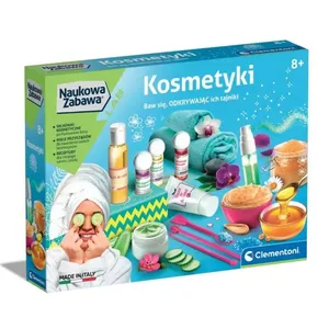 Clementoni Science Kit 50891 — Cosmetics Making Set for kids (hands-on experiments, ingredients included)