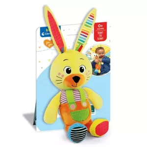 Toy rabbit Clementoni Baby 17927 plush stuffed animal, soft cuddly toy for infants