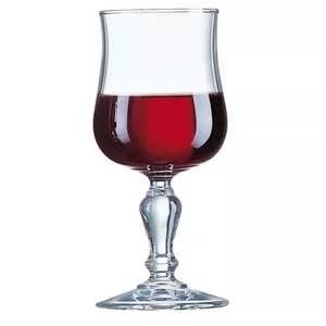 Stemmed red wine glass Arcoroc NORMANDIE 24 cl (240 ml) — clear crystal glass