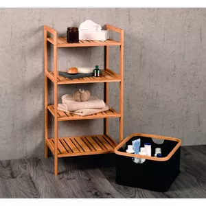 Plaukts ar grozu KESPER DE7619438 44×34×93,5 cm Bambuss FSC, 4 līmeņi