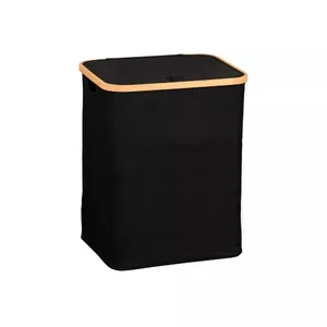 Storage box-basket KESPER DE7619594 41x33x50 cm PE recycled polyester with FSC bamboo lid and handles