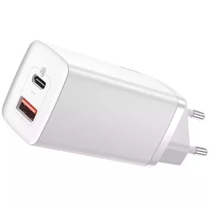 Lādētājs Baseus CCGAN2L-B02 Iekštelpu AC Ātrā uzlāde 20V 1xUSB 1xType-C Balts