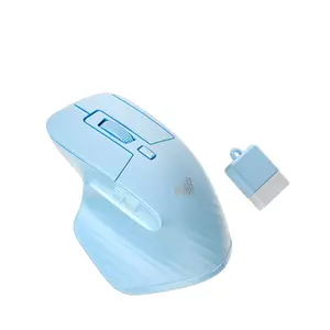 Gaming mouse AULA SC150 — wireless and wired, RGB, compact 8×5×3 cm