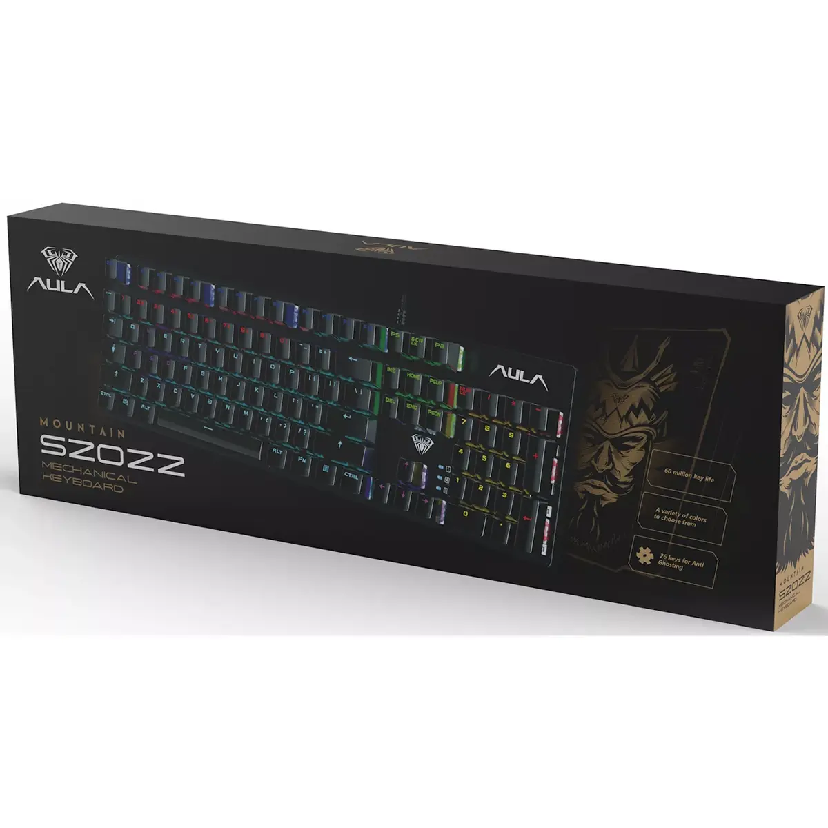 AULA S2022 RGB mechanical gaming keyboard Photo 7