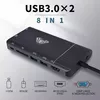 Док-адаптер AULA OT-95117 USB‑C на HDMI/VGA/LAN Photo 4