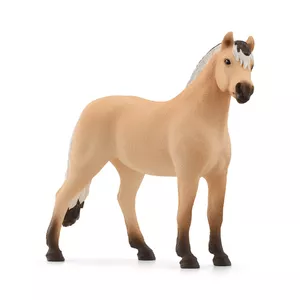 Модель лошади Schleich Норвежская фьельдская лошадь кастрат 13979 Коричневая Белая Желтая