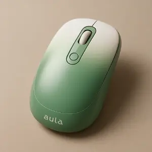 Mouse AULA AM207 2.4G Wireless 4 Buttons 800-1900dpi Green