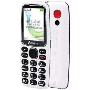 Viedtālrunis Olympia Mobiltelefon STAR, 2.4", 16MB, Balts