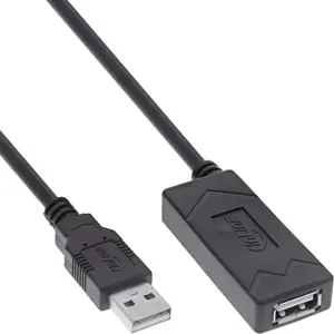 InLine USB 2.0 active extension USB-A male/female 5m 0.48 Gbit/s