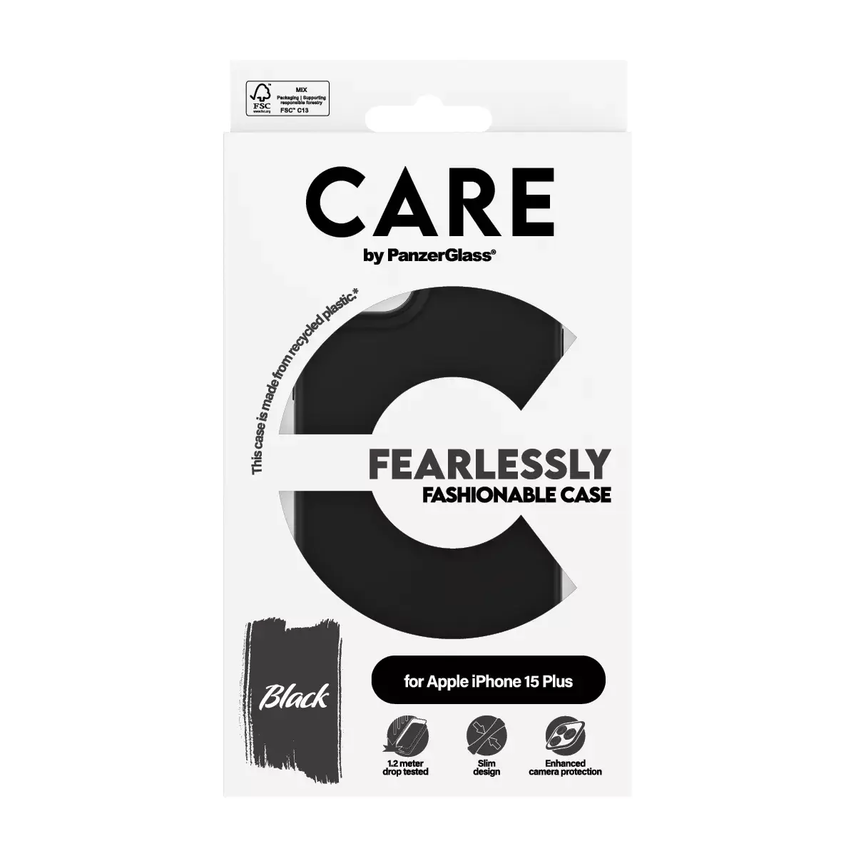 Чехол PanzerGlass CARE by Fashionable Case Black iPhone 15 Plus Photo 3