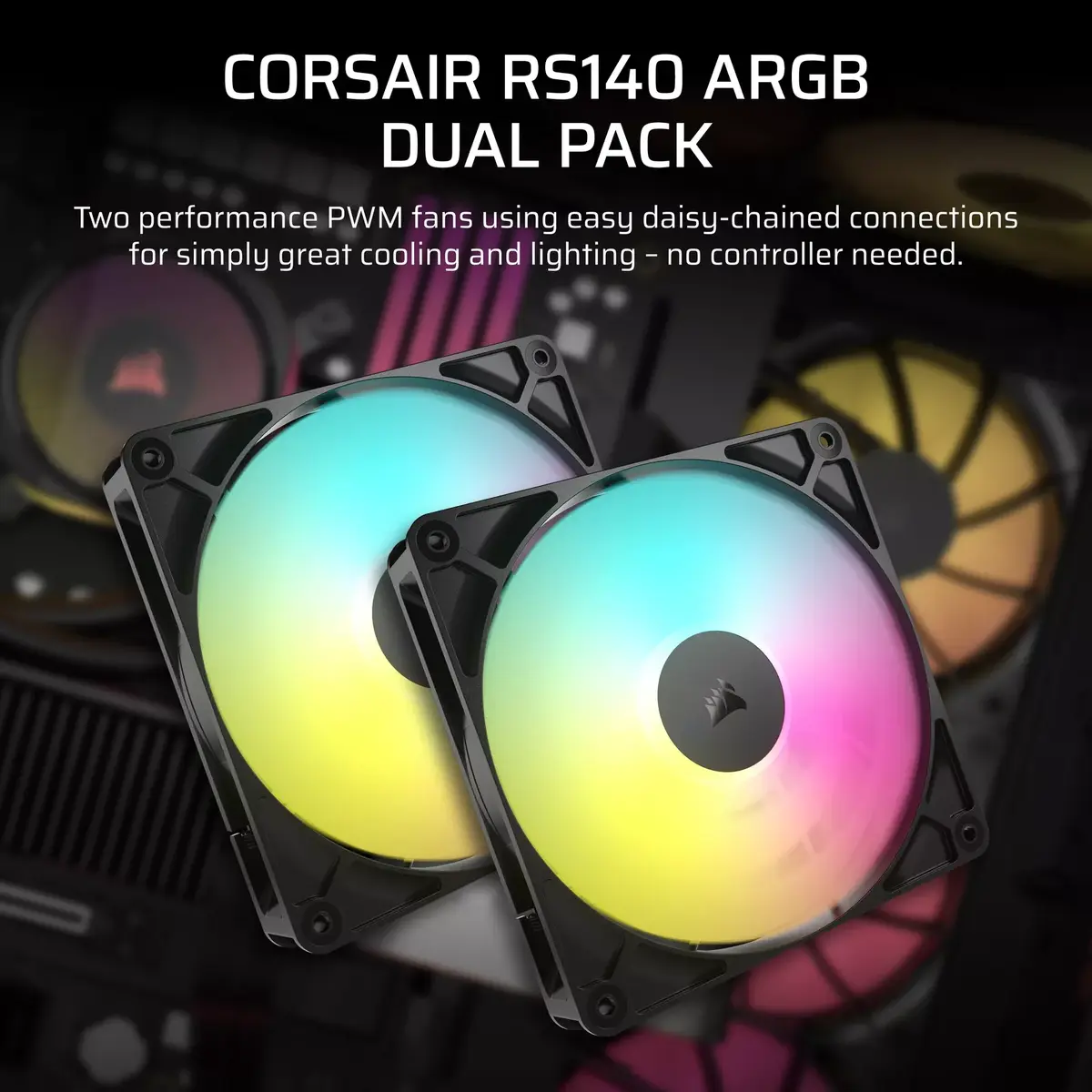 Вентилятор Corsair RS140 ARGB Photo 5
