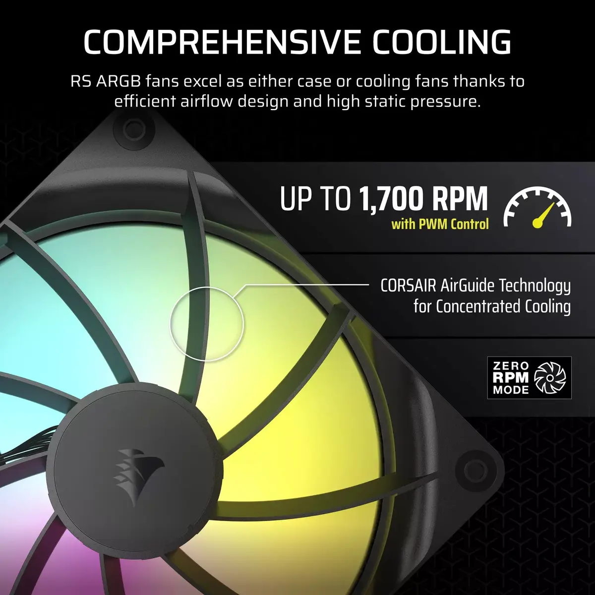 Вентилятор Corsair RS140 ARGB Photo 8