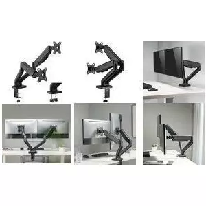 LogiLink Dual Monitor mount 17-32 steel spring-assisted BP0177