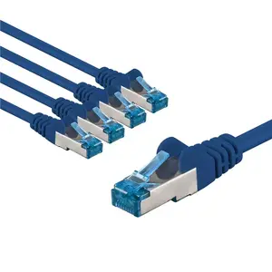 Tīkla kabelis Goobay 67532 RJ-45 Cat6a 5m Zils