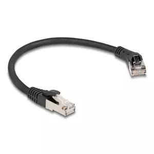 Network Cable DeLOCK RJ45 Cat.8.1 45° right angled 0.25 m black
