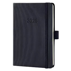 Personal diary Sigel Weekly planner Conceptum 2025 Black
